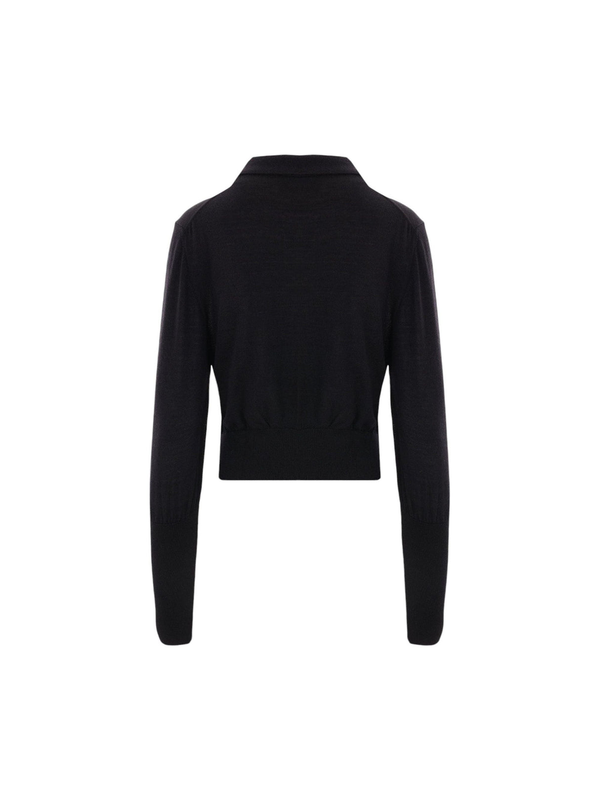 Wool and Silk Polo Sweater-SIMONE ROCHA-JOHN JULIA