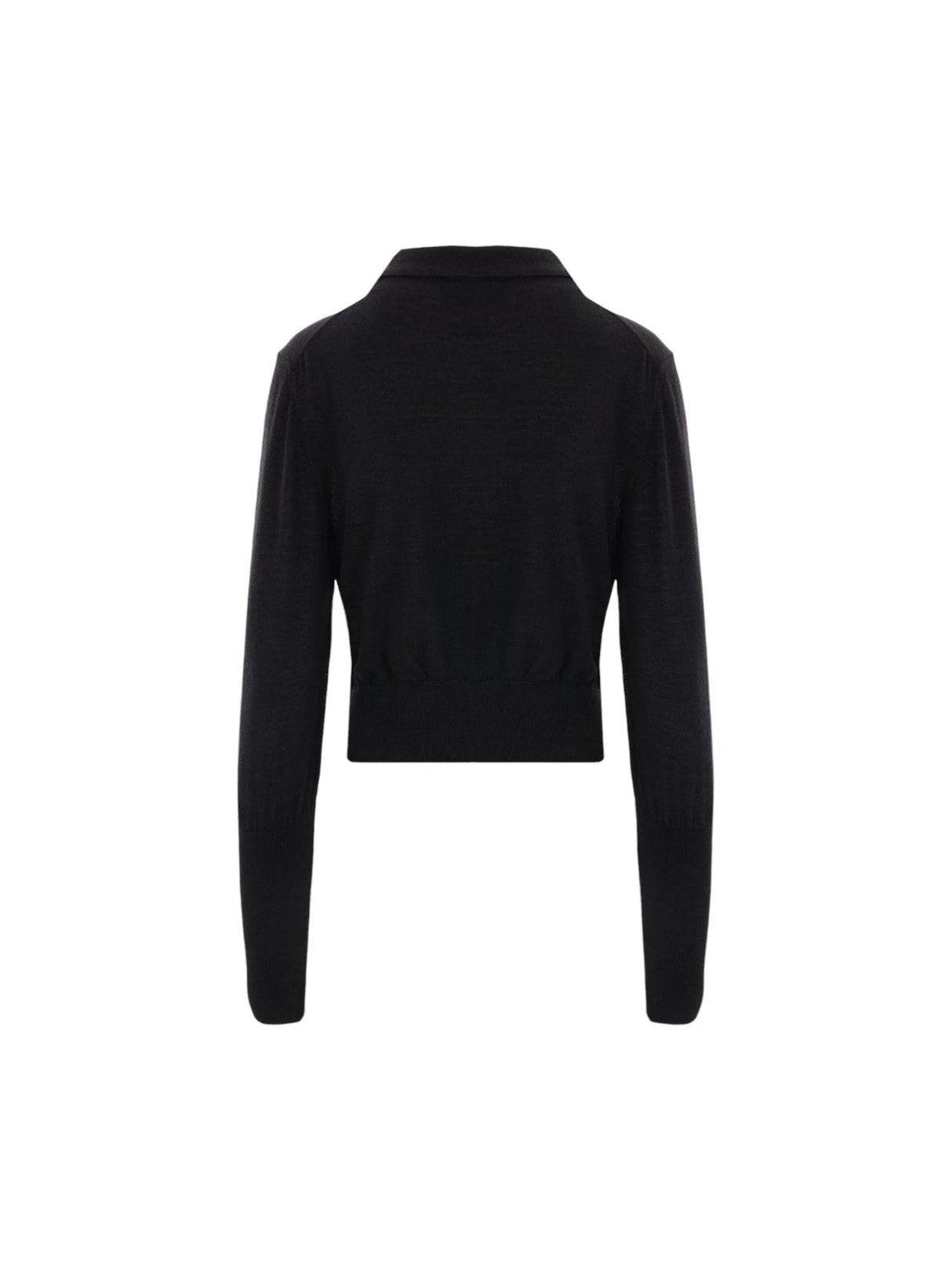 Wool and Silk Polo Sweater-SIMONE ROCHA-JOHN JULIA