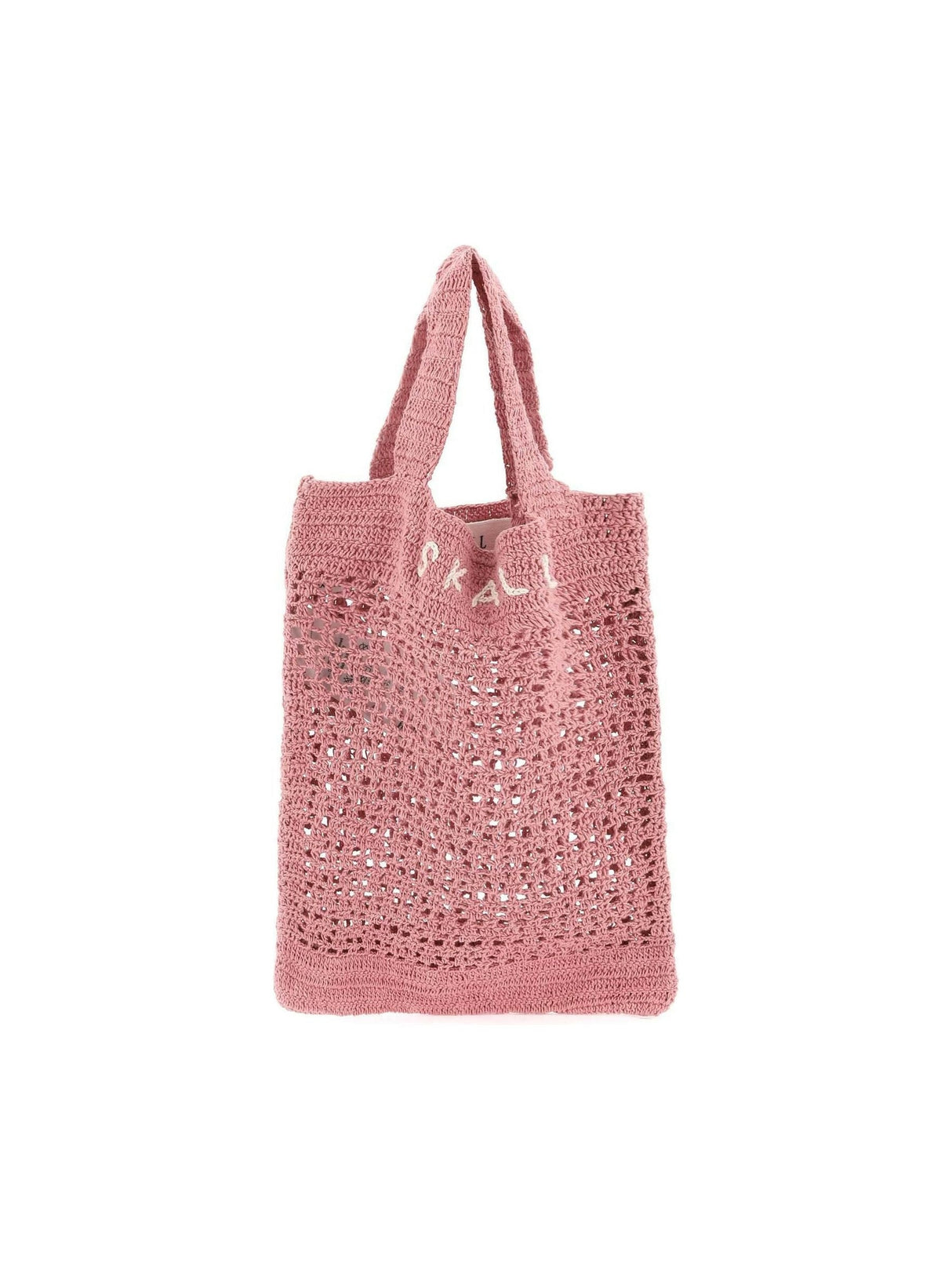 Pink Evalu Organic Cotton Crochet Handbag SKALL STUDIO JOHN JULIA.