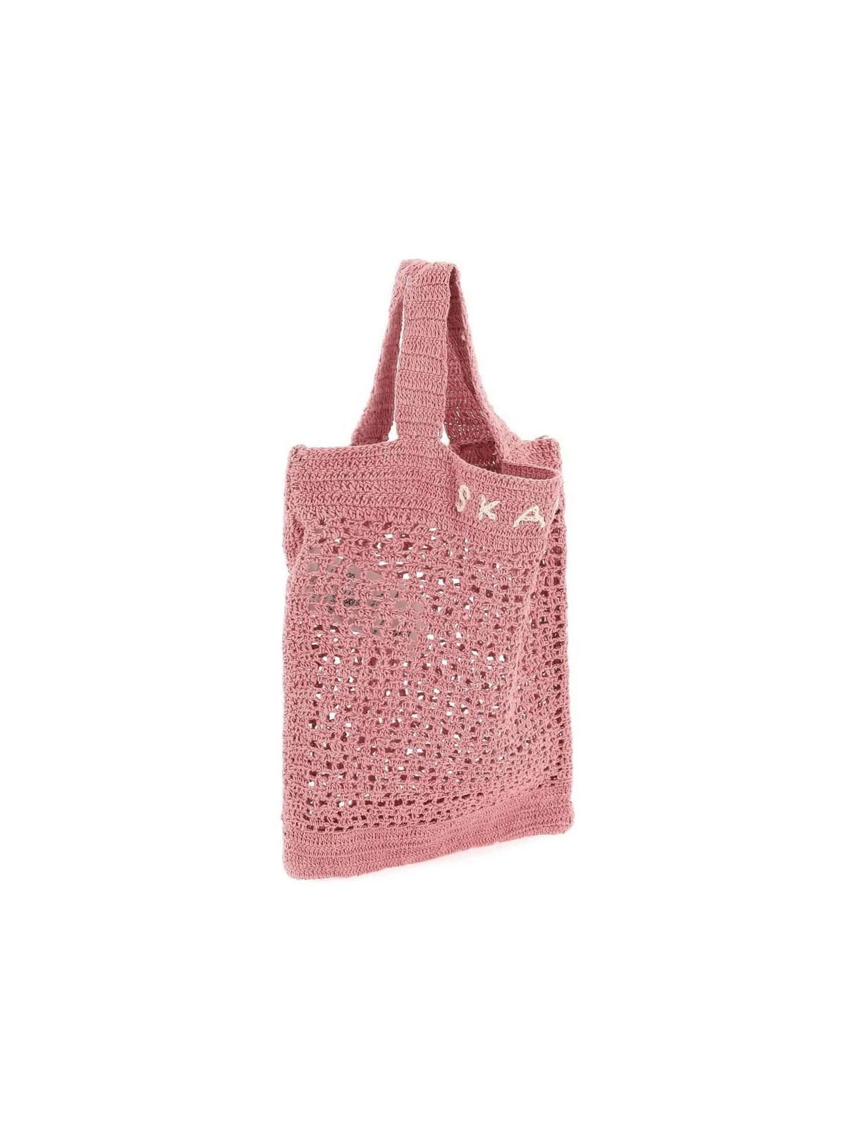 Pink Evalu Organic Cotton Crochet Handbag SKALL STUDIO JOHN JULIA.