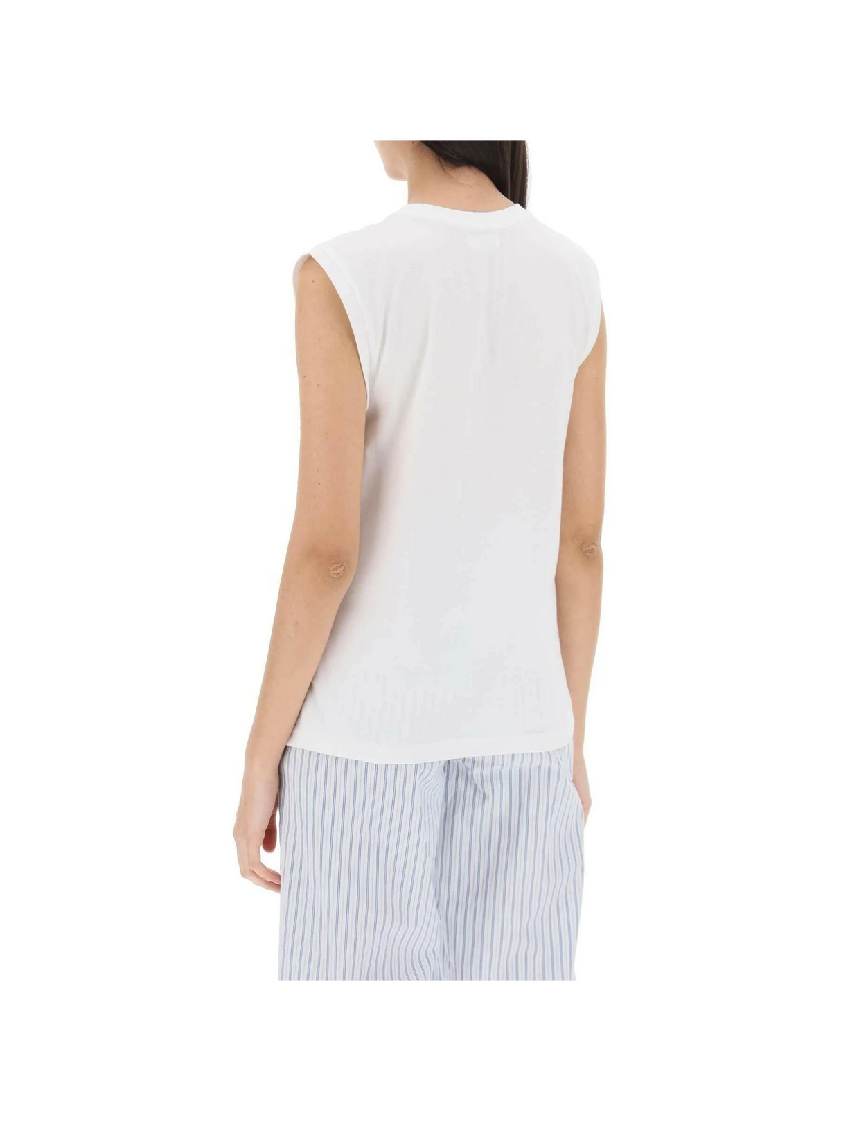 Sleeveless Organic Cotton Top SKALL STUDIO JOHN JULIA.