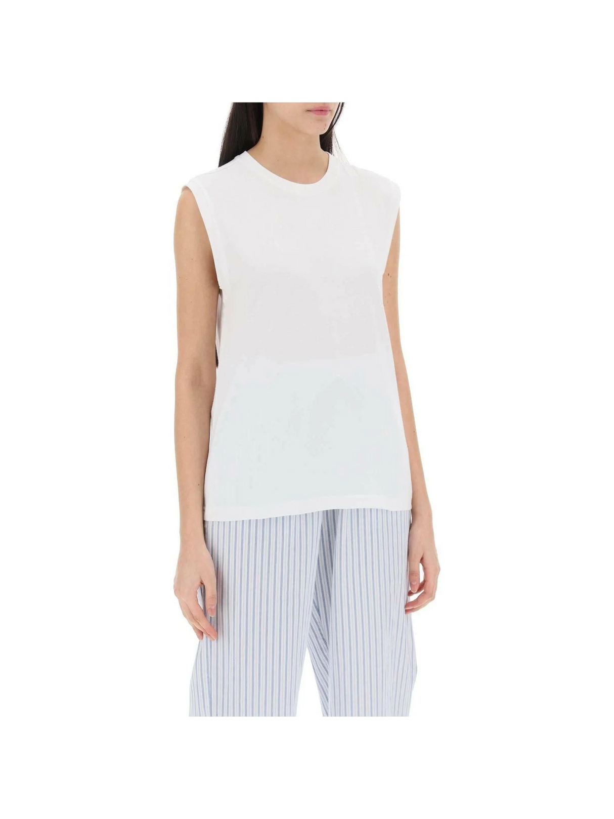 Sleeveless Organic Cotton Top SKALL STUDIO JOHN JULIA.