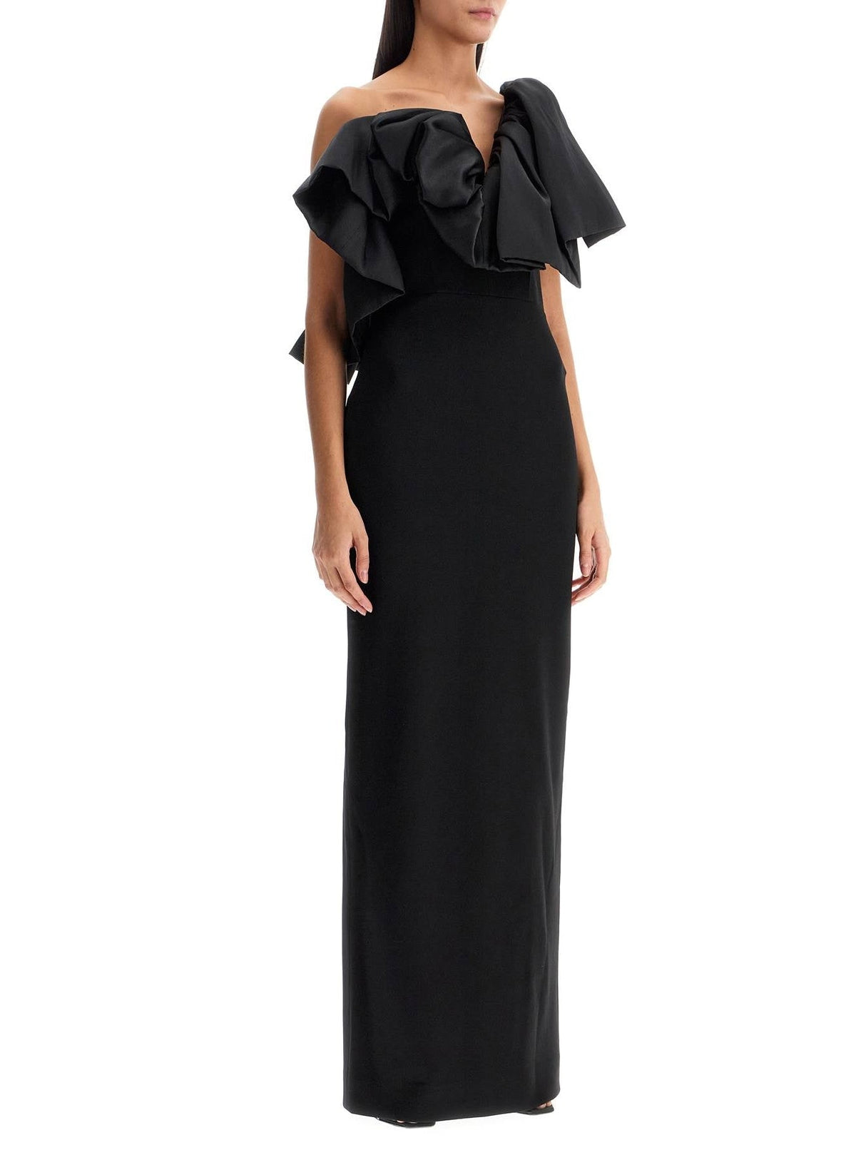 SOLACE LONDON-Long Cassia Dress-JOHN JULIA