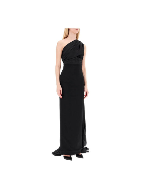 Yeva One-Shoulder Maxi Dress-Solace London-JOHN JULIA