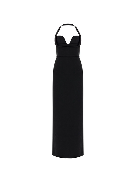 SOLACE LONDON-Long Serina Dress -JOHN JULIA.