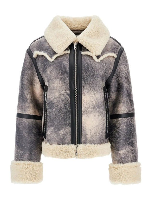 Lessie Faux Shearling Jacket-Stand Studio-JOHN JULIA