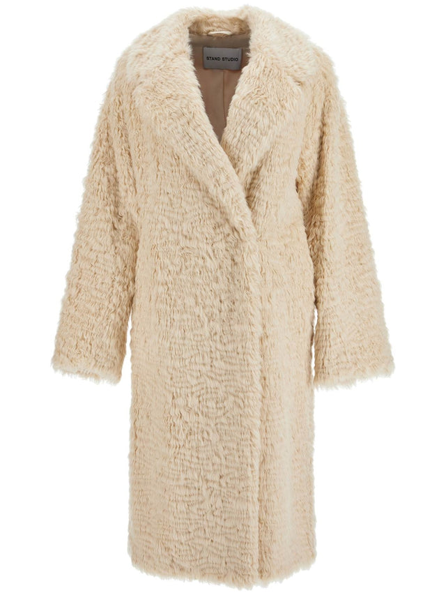 STAND STUDIO-Nicole Faux Fur Coat-JOHN JULIA