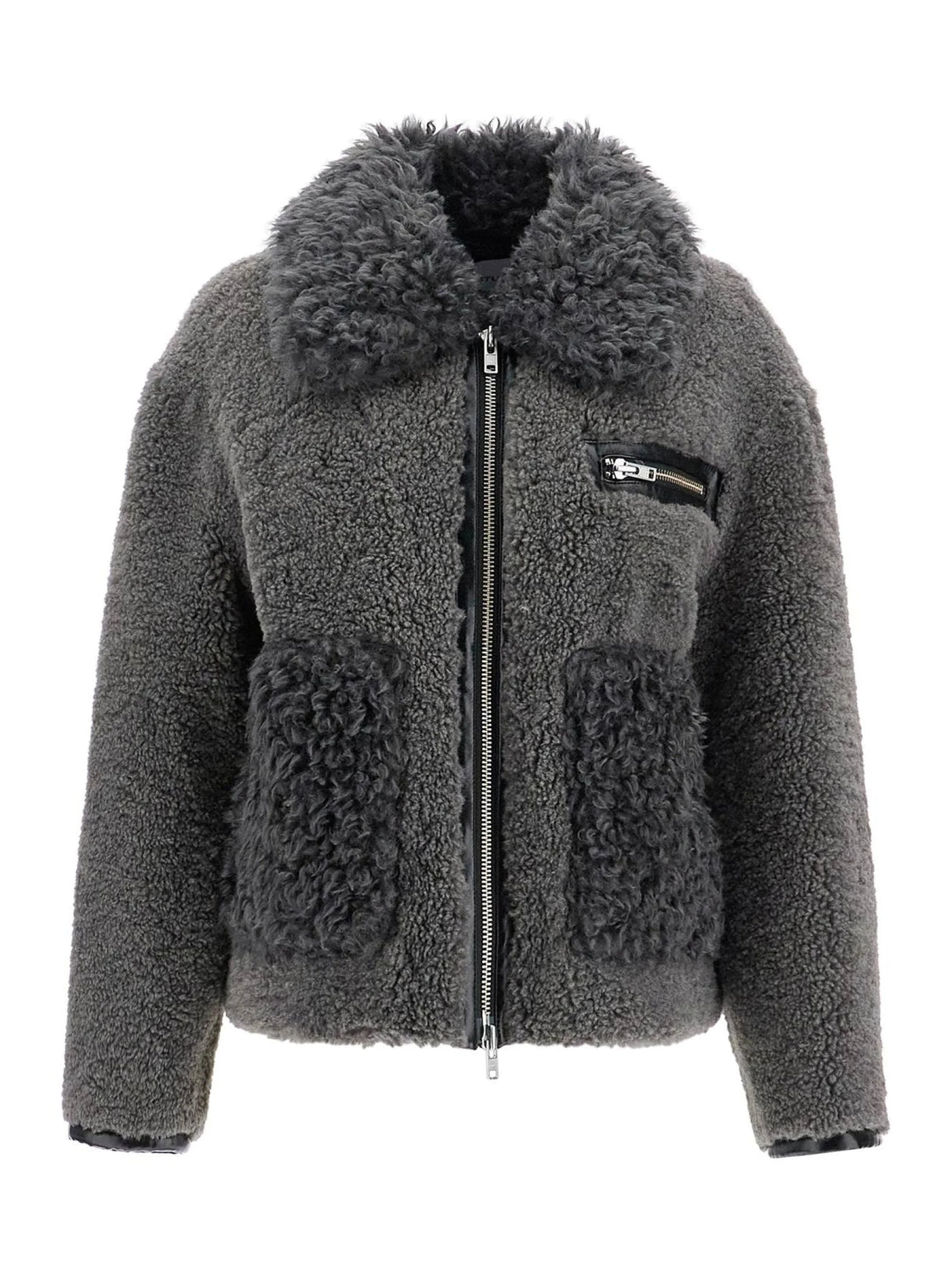 Short Eco Shearling Coat