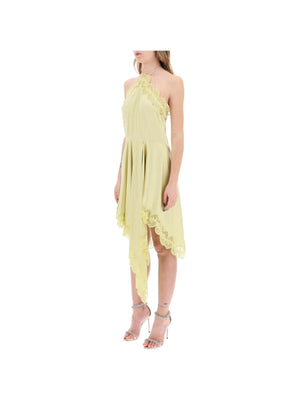 Asymmetric Satin Dress - Women > Clothing > Dresses > Mini