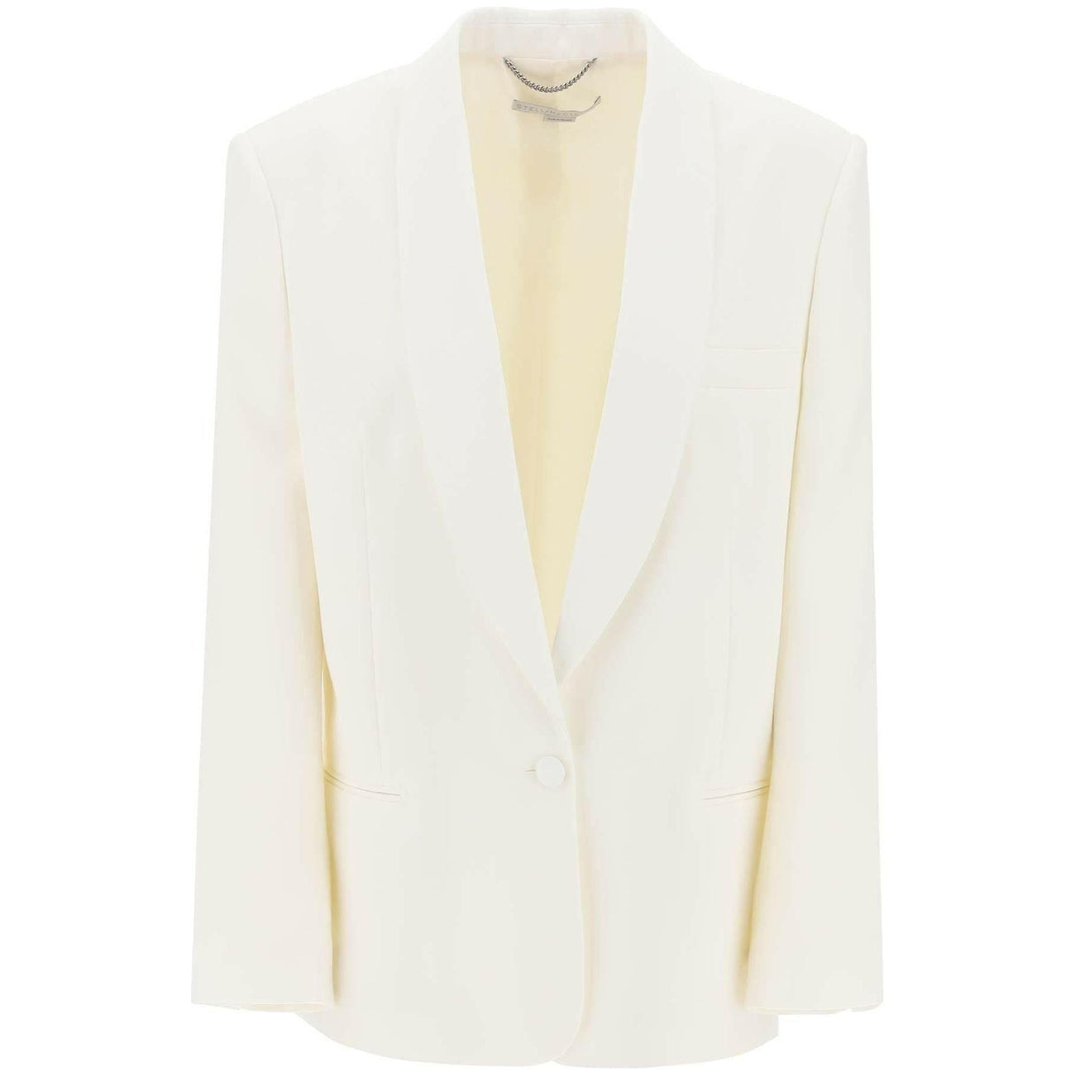 Chalk White Shawl Single-Breasted Jacket STELLA MCCARTNEY JOHN JULIA.