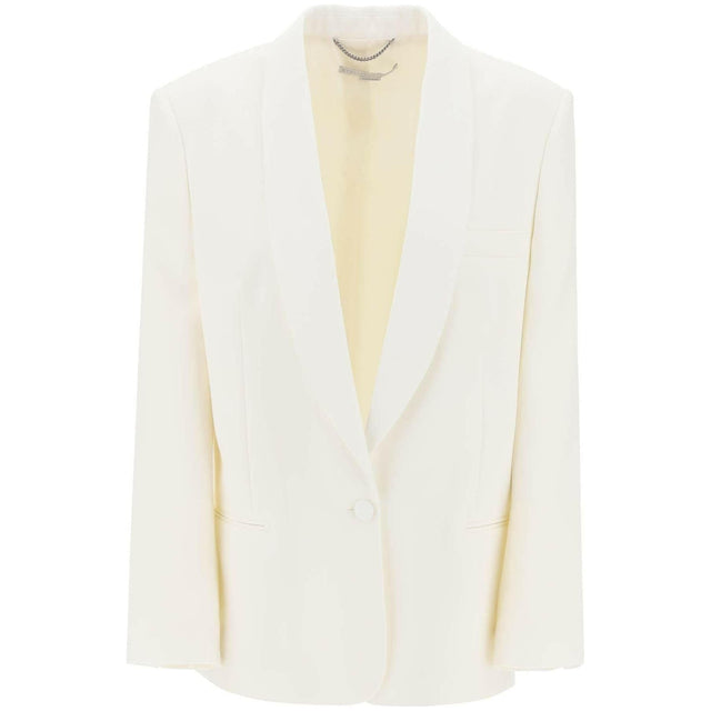 Chalk White Shawl Single-Breasted Jacket STELLA MCCARTNEY JOHN JULIA.