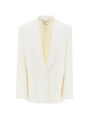 Chalk White Shawl Single-Breasted Jacket STELLA MCCARTNEY JOHN JULIA.