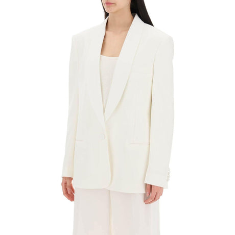 Chalk White Shawl Single-Breasted Jacket STELLA MCCARTNEY JOHN JULIA.