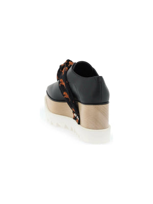 STELLA MCCARTNEY-Elyse Pixel Horse Print Band Platform Shoes-JOHN JULIA