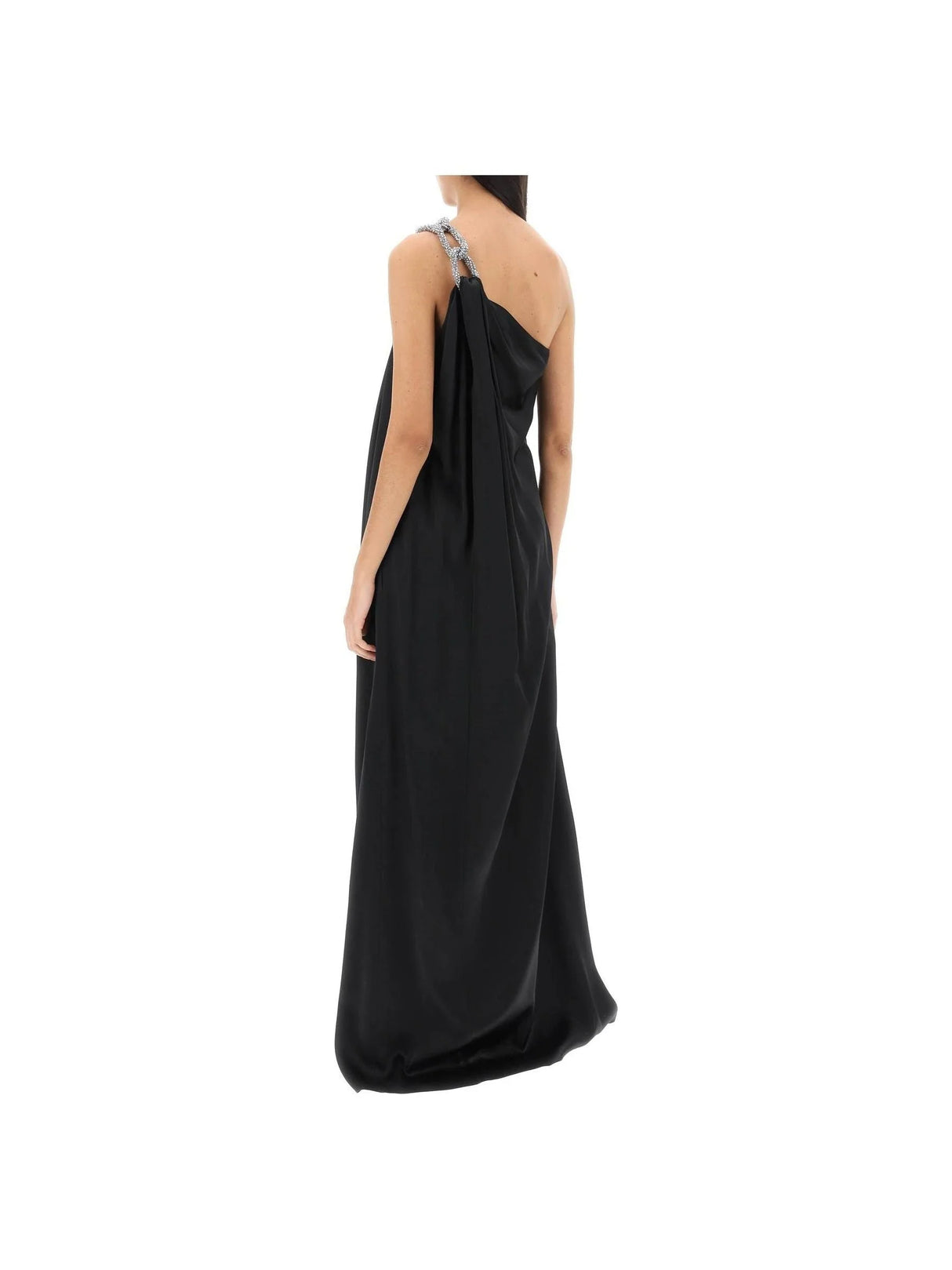 Falabella Crystal Chain Satin Gown-Stella McCartney-JOHN JULIA