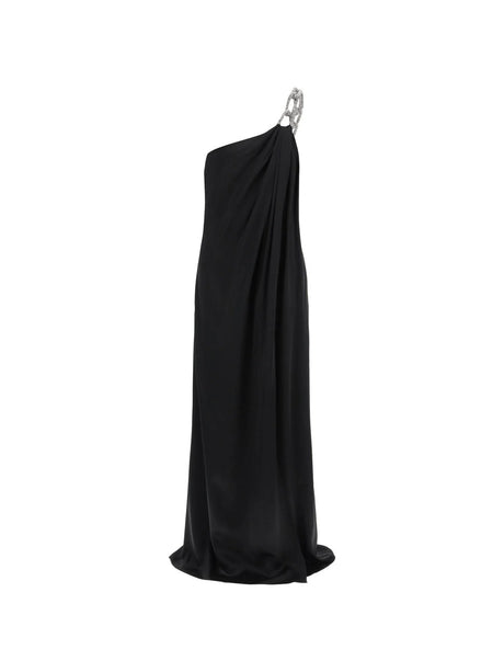 Falabella Crystal Chain Satin Gown-Stella McCartney-JOHN JULIA