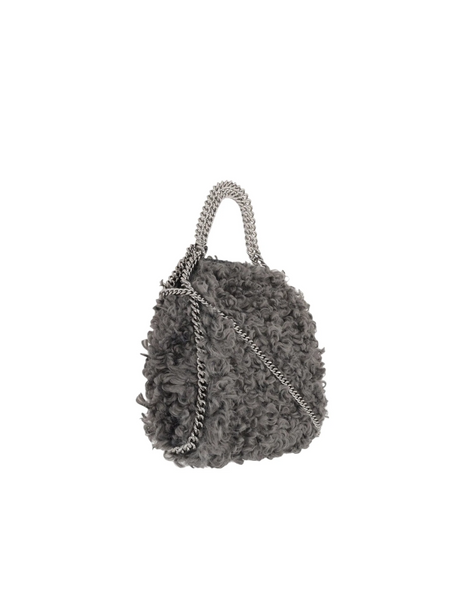 Falabella Plush Teddy Fabric Mini Tote-STELLA MCCARTNEY-JOHN JULIA