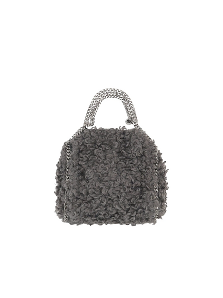 Falabella Plush Teddy Fabric Mini Tote-STELLA MCCARTNEY-JOHN JULIA