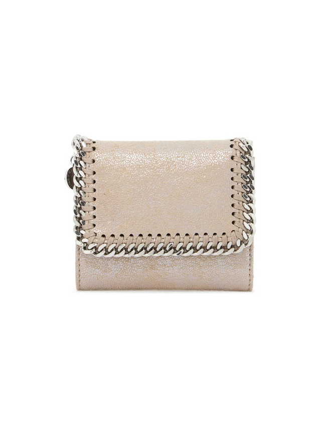 Falabella Small Flap Pearlescent Wallet - OS - Women > Accessories > Wallets and Small Leather Goods > Wallets