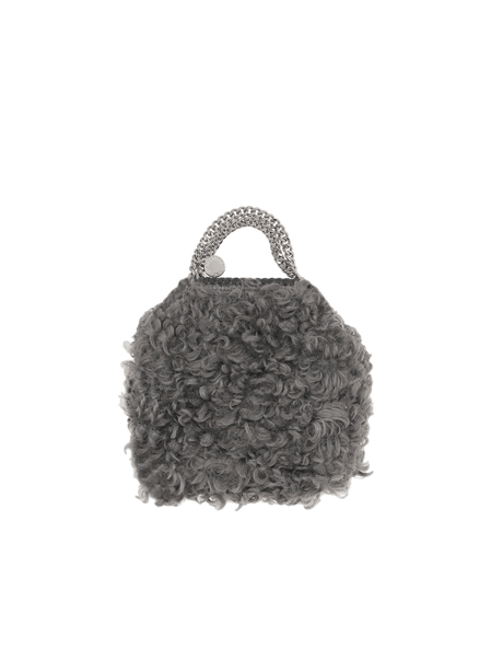 Falabella Tiny Plush Teddy Fabric Tote-STELLA MCCARTNEY-JOHN JULIA