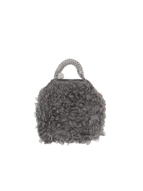 Falabella Tiny Plush Teddy Fabric Tote-STELLA MCCARTNEY-JOHN JULIA