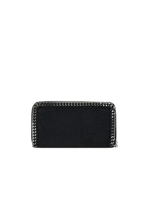 Falabella Vegan Leather Zip-Around Wallet-STELLA MCCARTNEY-JOHN JULIA