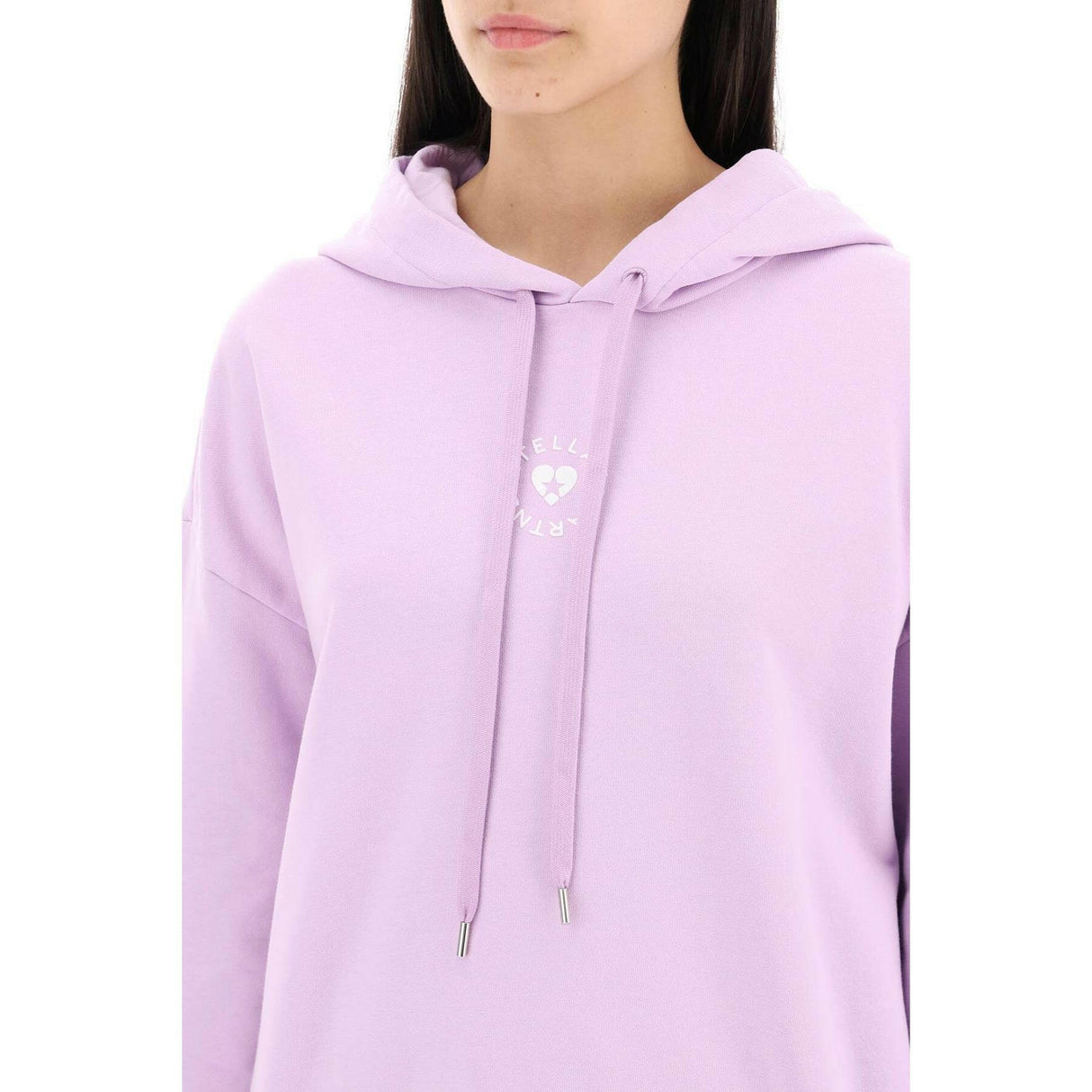 Iconic Mini Heart Hooded Sweatshirt.