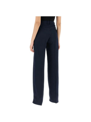 Ink Blue Crepe Palazzo Pants STELLA MCCARTNEY JOHN JULIA.