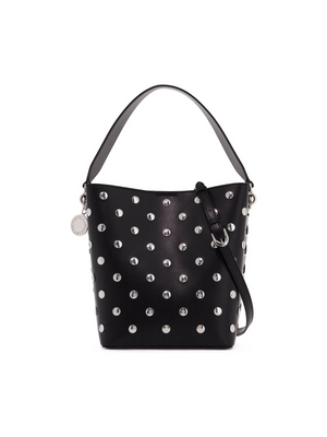 STELLA MCCARTNEY-Large Frayme Bucket Bag With Studs -JOHN JULIA.