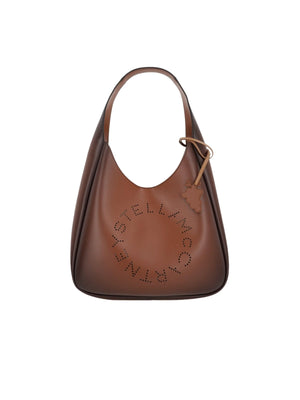 Logo Hobo Bag In Aged Alter Mat-STELLA MCCARTNEY-JOHN JULIA