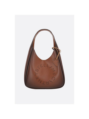 Logo Small Hobo Bag In Aged Alter Mat-STELLA McCARTNEY-JOHN JULIA