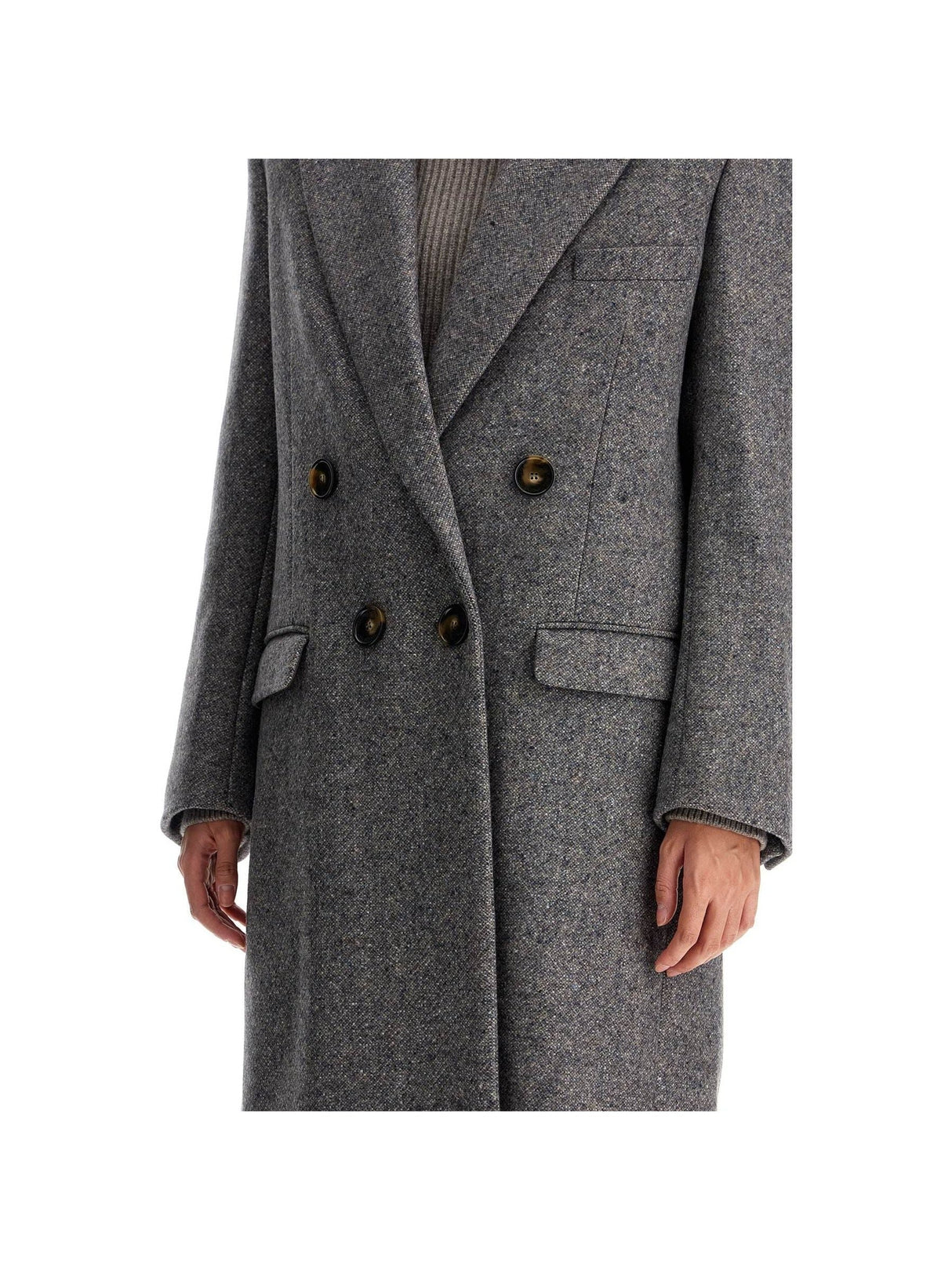 Maxi Tweed Coat In