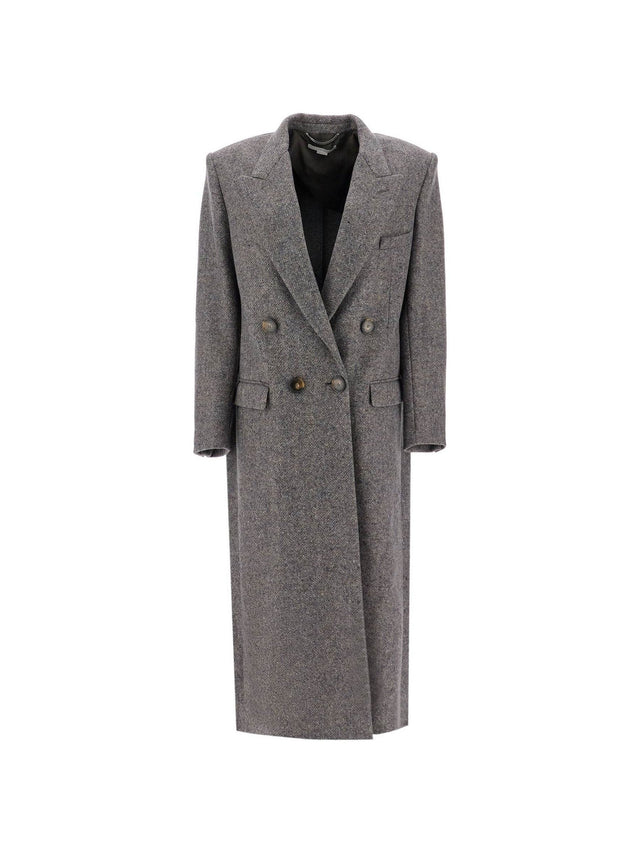 Maxi Tweed Coat In