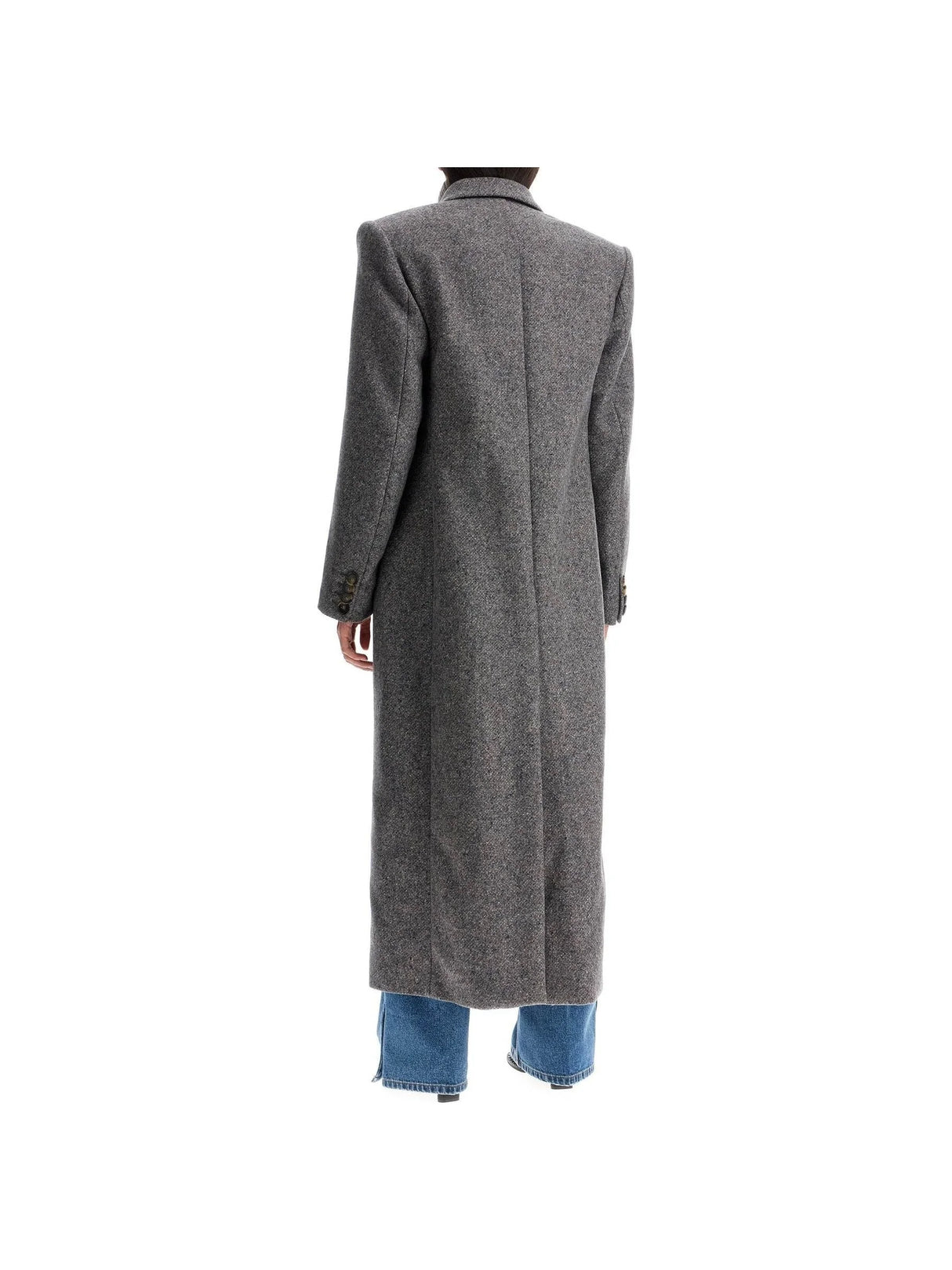 Maxi Tweed Coat In