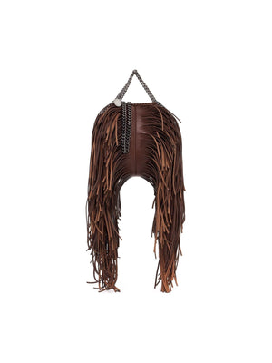 STELLA MCCARTNEY-Mini Falabella Tote Bag With Fringes -JOHN JULIA.