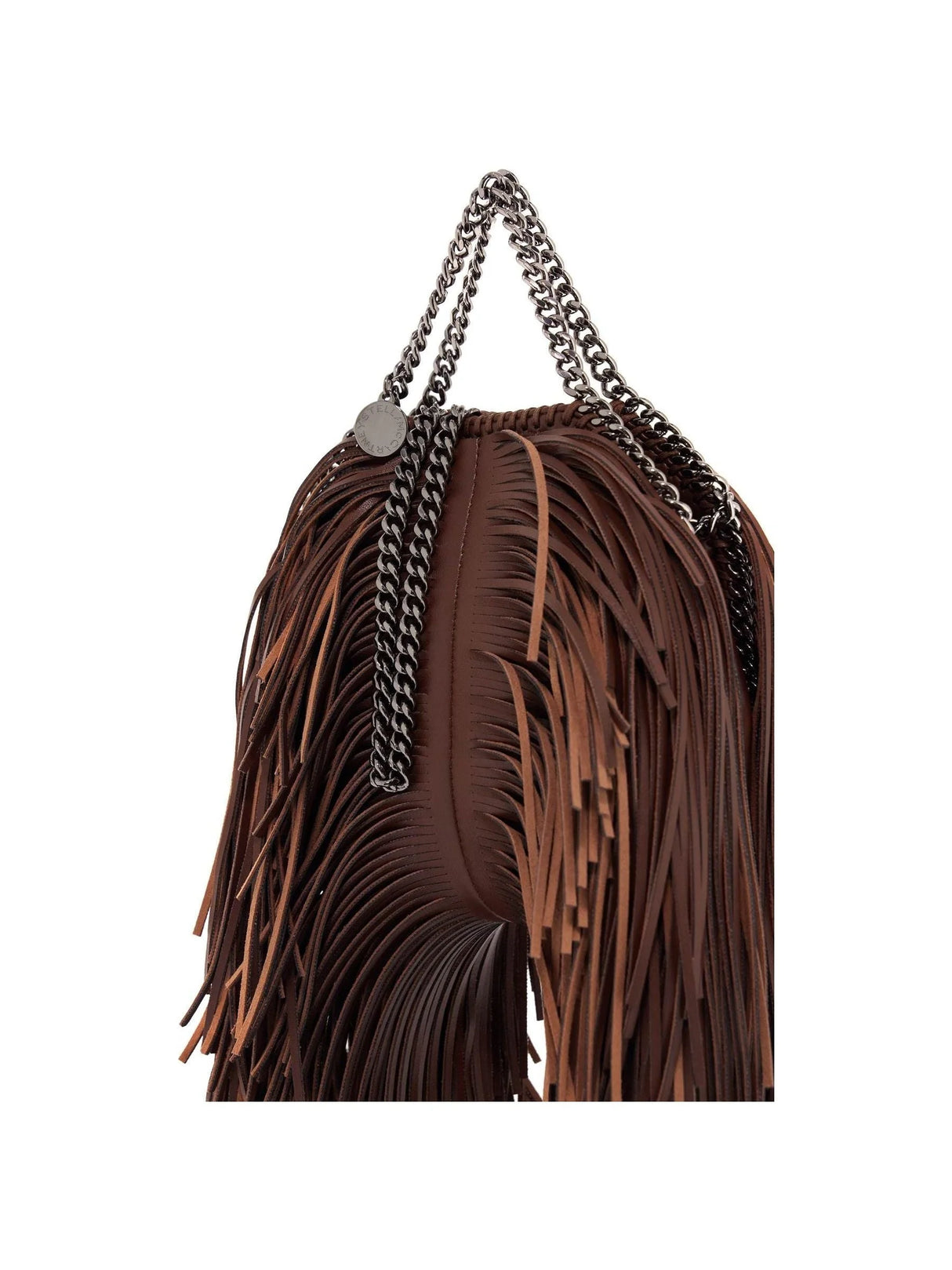 STELLA MCCARTNEY-Mini Falabella Tote Bag With Fringes -JOHN JULIA.