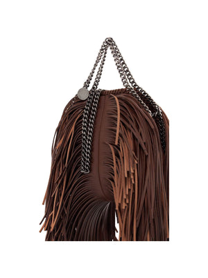 STELLA MCCARTNEY-Mini Falabella Tote Bag With Fringes -JOHN JULIA.