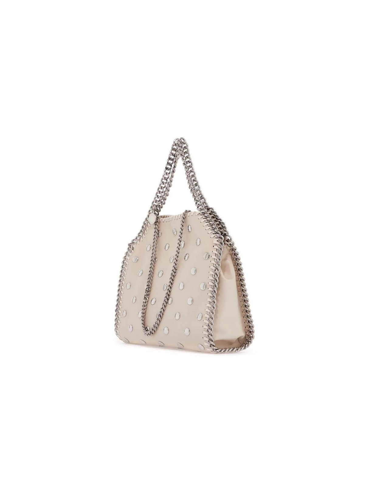 STELLA MCCARTNEY-Mini Falabella Tote Bag With Studs -JOHN JULIA.