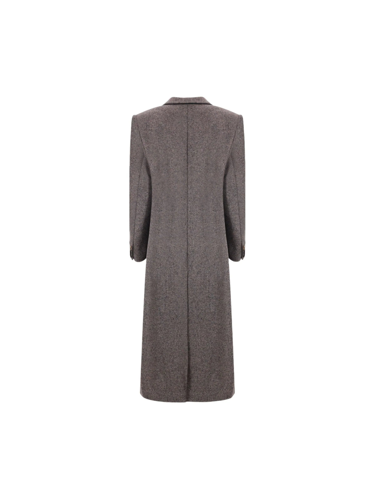 Oversize Tweed Long Coat-STELLA MCCARTNEY-JOHN JULIA