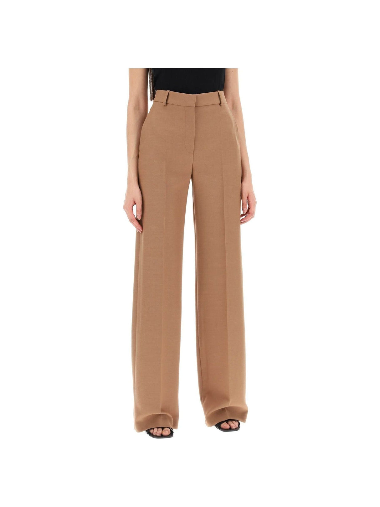 Pleated Wool Trousers