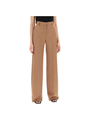 Pleated Wool Trousers - Women > Clothing > Trousers > Trousers