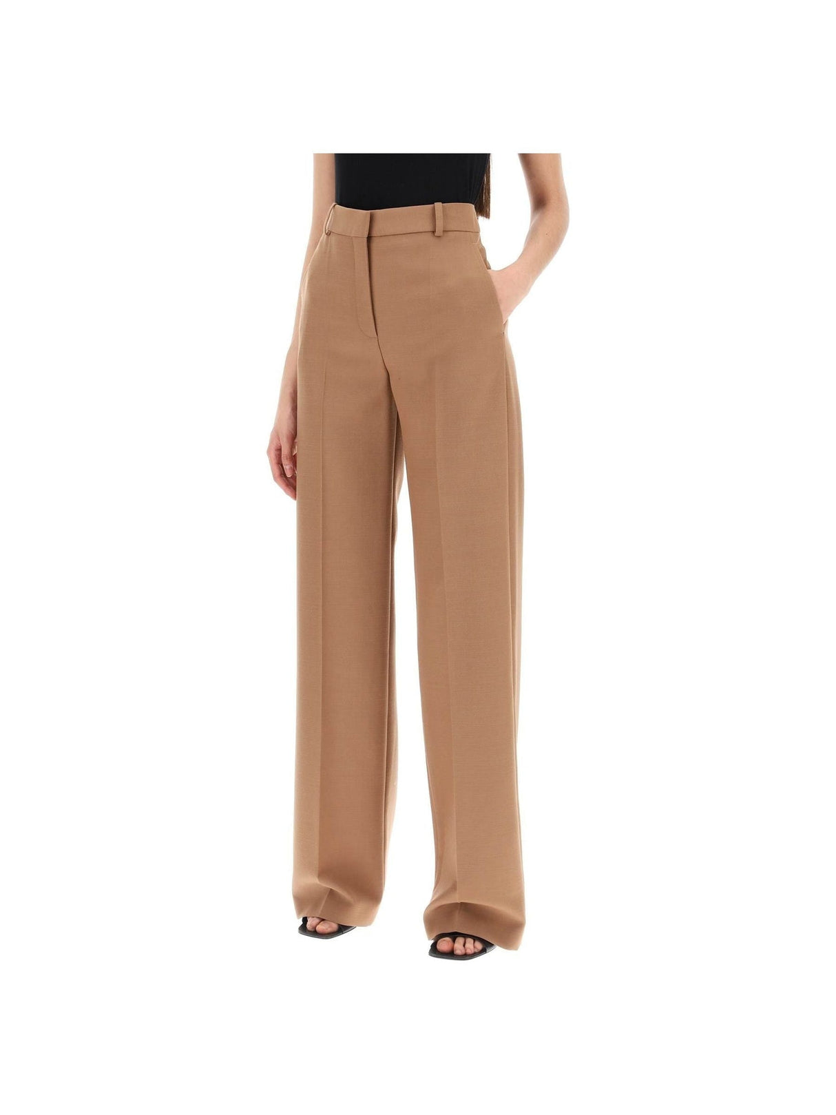 Pleated Wool Trousers