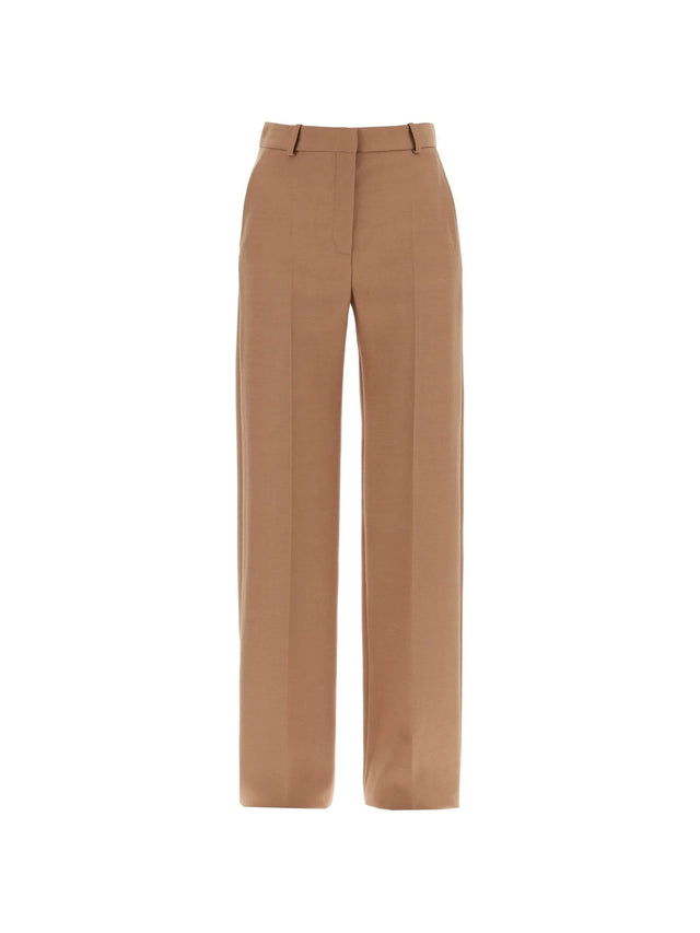 Pleated Wool Trousers - Women > Clothing > Trousers > Trousers