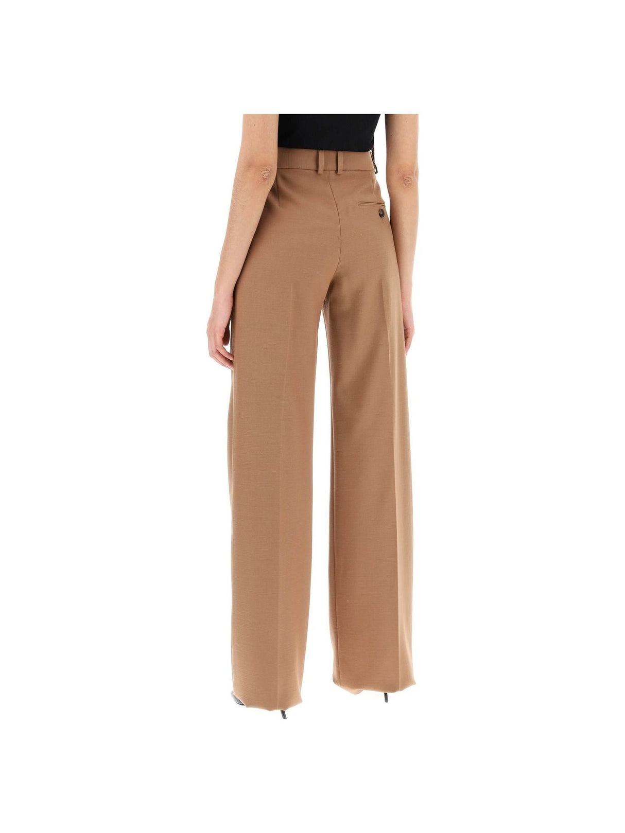 Pleated Wool Trousers