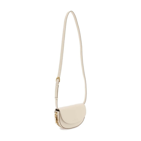 Pure White Frayme Small Flap Shoulder Bag STELLA MCCARTNEY JOHN JULIA.