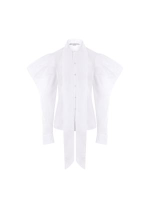 Sculptural Poplin Shirt-STELLA MCCARTNEY-JOHN JULIA