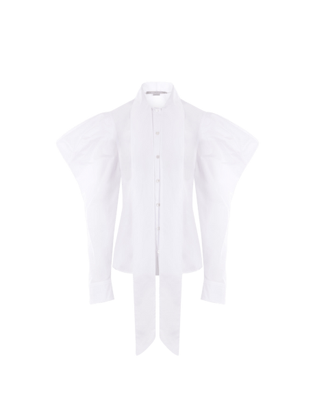 Sculptural Poplin Shirt-STELLA MCCARTNEY-JOHN JULIA