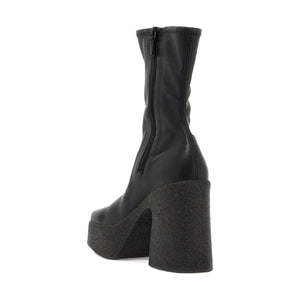 Skyla Stretch Alter Mat Chunky Ankle Boots.