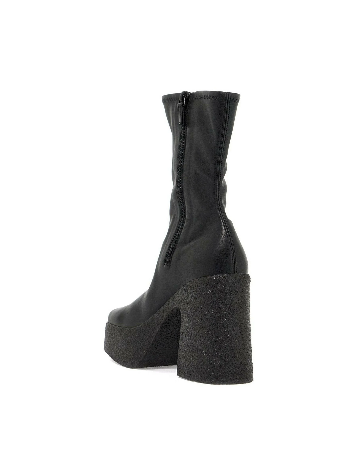 Skyla Stretch Alter Mat Chunky Ankle Boots.