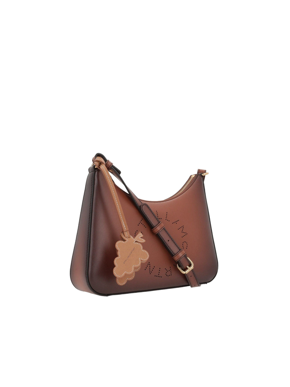 Small Aged Vegan Leather Mat Shoulder Bag-STELLA MCCARTNEY-JOHN JULIA